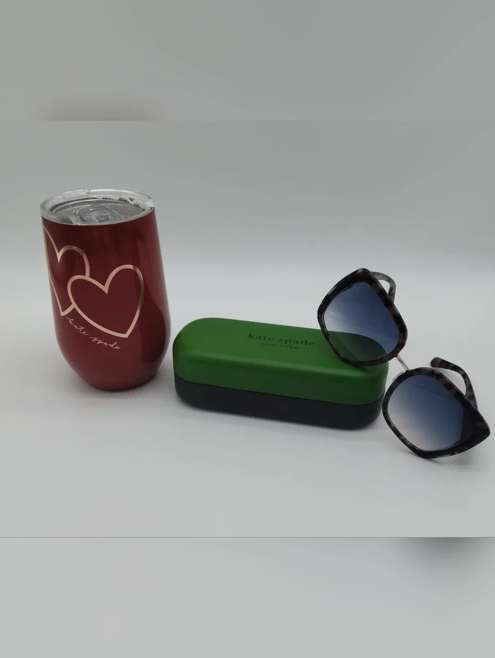 KATE SPADE New York Hello Sunshine Sunglasses & Heart Tumbler Gift Set